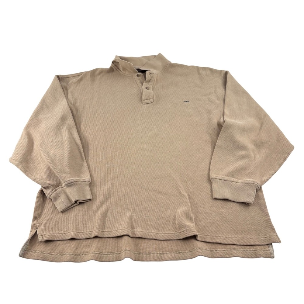 Alexander Julian XL Beige Pullover Sweater Corpcore Minimalist Preppy Classic